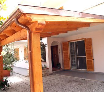 veranda in legno