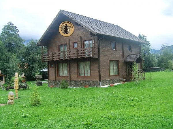 villa in legno